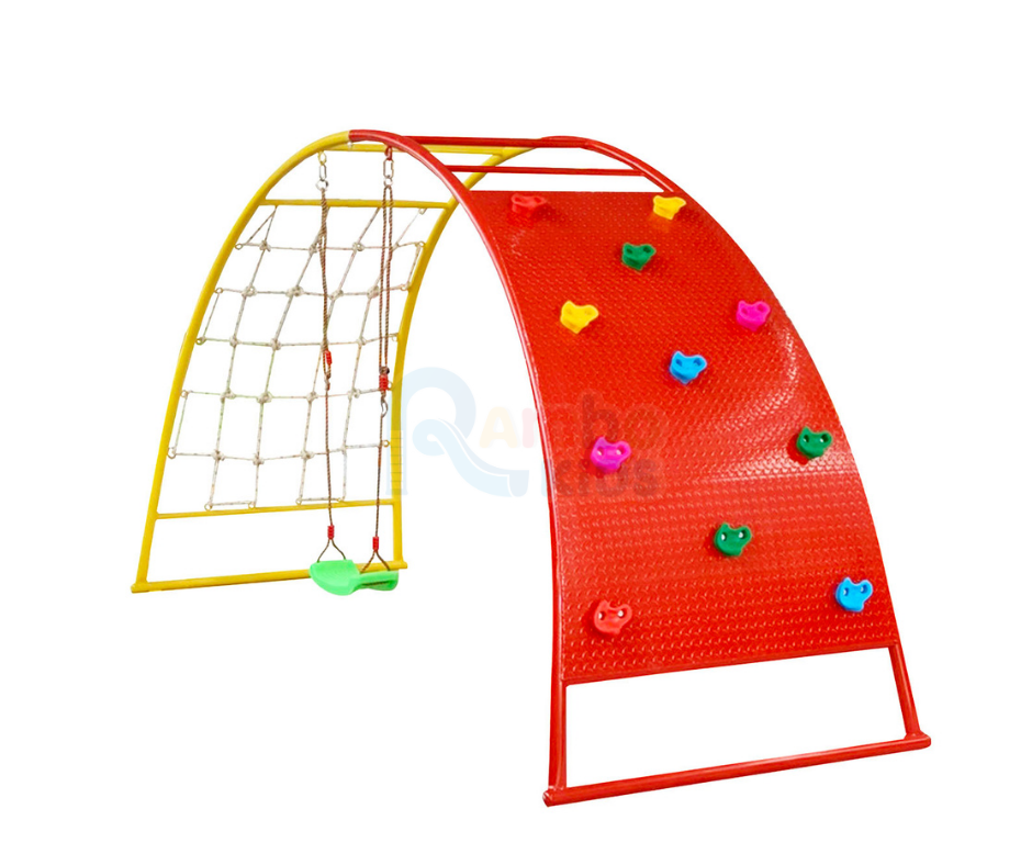 ปีนป่ายบาร์โค้งชิงช้า