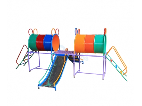 ถังลอดอุโมงค์ 2 ตอน กระดานลื่น 2 ทาง