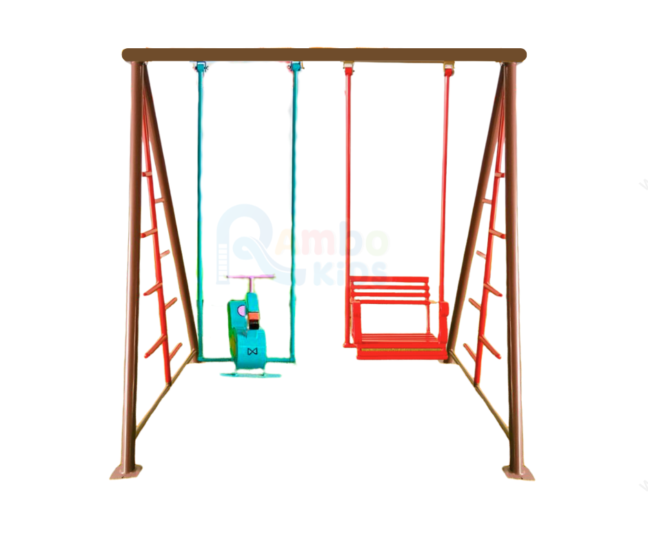 ชิงช้าปีนป่ายพนักพิง เป็ด 2 ที่นั่ง