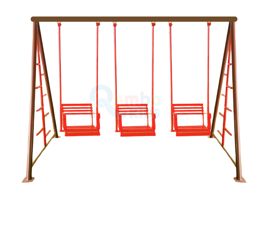 ชิงช้าปีนป่ายพนักพิง 3 ที่นั่ง