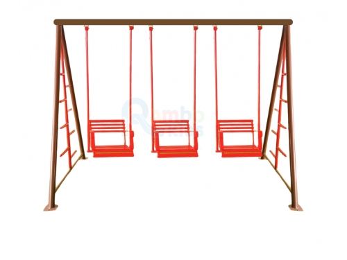 ชิงช้าปีนป่ายพนักพิง 3 ที่นั่ง