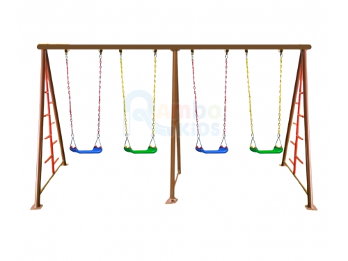 ชิงช้าปีนป่ายที่นั่งพลาสติก 4 ที่นั่ง